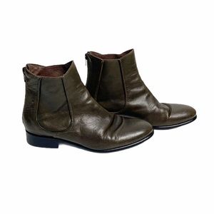 Leuie P. Ankle Boots Women Italian Brown Leather